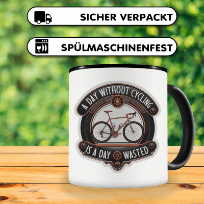 Tasse mit dem Motiv A Day Without Cycling - Ansicht 4