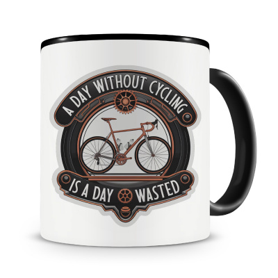 Tasse mit dem Motiv A Day Without Cycling