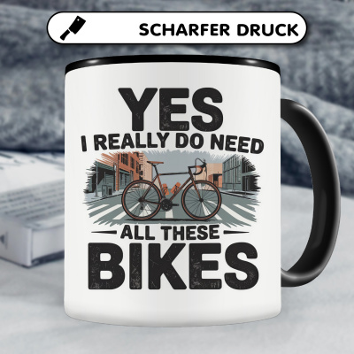 Tasse mit dem Motiv I Need All These Bikes - Ansicht 5