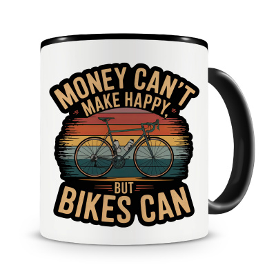 Tasse mit dem Motiv Bikes Make Happy
