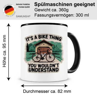 Tasse mit dem Motiv It's A Bike Thing - Ansicht 2