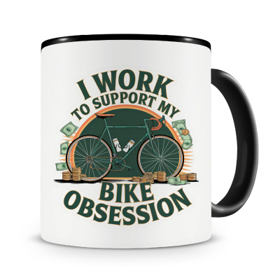 Tasse mit dem Motiv Obsessed By Bikes