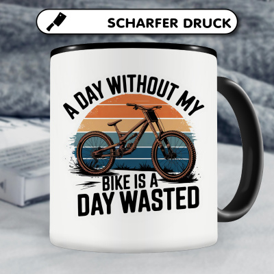 Tasse mit dem Motiv A Day Without My Bike - Ansicht 5
