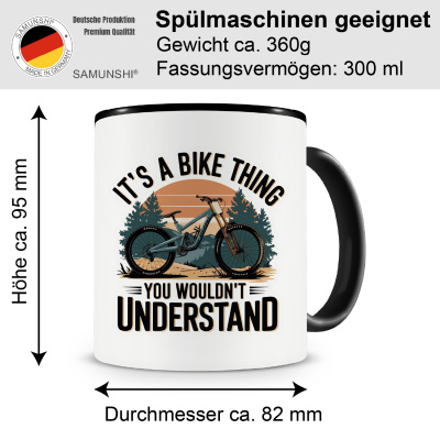 Tasse mit dem Motiv It's a Bike Thing - Ansicht 2