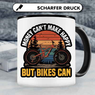 Tasse mit dem Motiv Bikes Make Happy - Ansicht 5