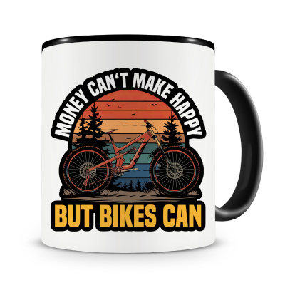Tasse mit dem Motiv Bikes Make Happy