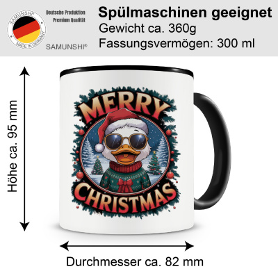 Tasse mit dem Motiv Merry Christmas Ente - Ansicht 2