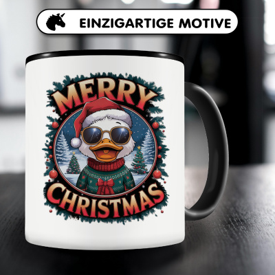 Tasse mit dem Motiv Merry Christmas Ente - Ansicht 3