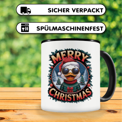Tasse mit dem Motiv Merry Christmas Ente - Ansicht 4