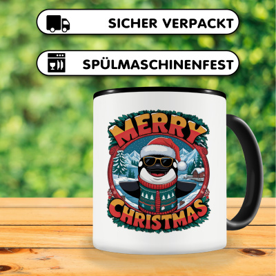 Tasse mit dem Motiv Merry Christmas Orca Wal - Ansicht 4