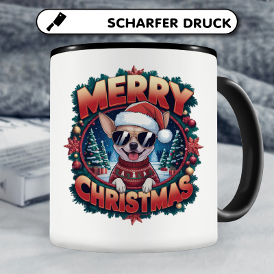 Tasse mit dem Motiv Merry Christmas Chihuahua - Ansicht 5