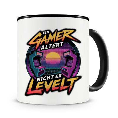 Tasse mit dem Motiv Gamer altern nicht