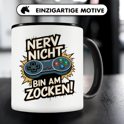 Tasse mit dem Motiv Nerv Nicht Bin Am Zocken - Ansicht 3