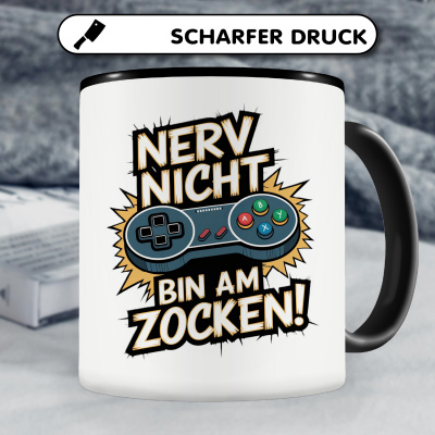Tasse mit dem Motiv Nerv Nicht Bin Am Zocken - Ansicht 5
