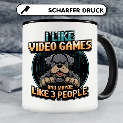 Tasse mit dem Motiv I Like Video Games Hund - Ansicht 5
