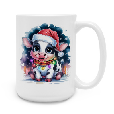 XXL Tasse mit dem Motiv Kuh mit Weihnachtsmtze - Ansicht 1