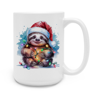 XXL Tasse mit dem Motiv Faultier mit Weihnachtsmtze