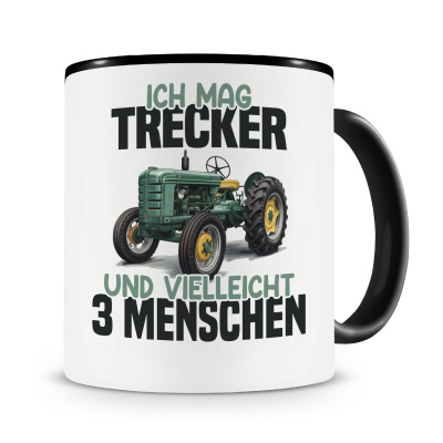 Tasse mit dem Motiv Ich mag Trecker Retro