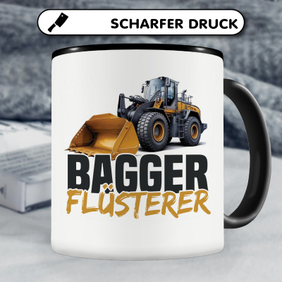 Tasse mit dem Motiv Bagger Flsterer - Ansicht 5