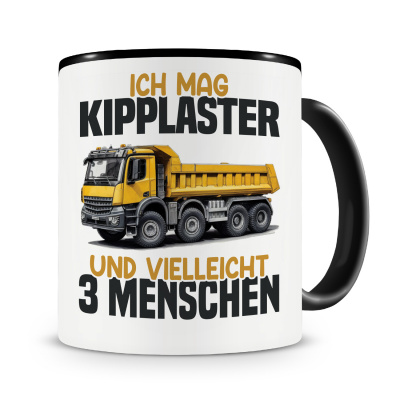 Tasse mit dem Motiv Ich mag Kipplaster