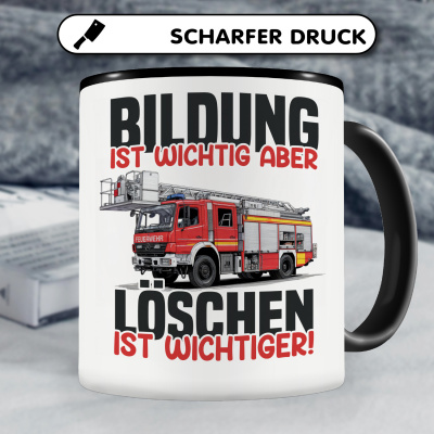 Tasse mit dem Motiv Bildung Wichtig Lschen Wichtiger - Ansicht 5