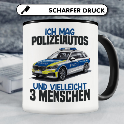 Tasse mit dem Motiv Ich mag Polizeiautos - Ansicht 5