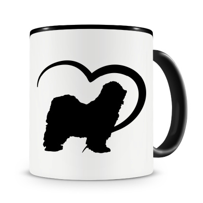 Tasse mit dem Motiv Herz mit Havaneser