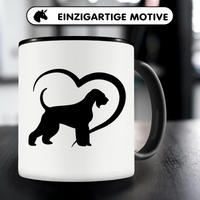 Tasse mit dem Motiv Herz mit Riesenschnauzer - Ansicht 3