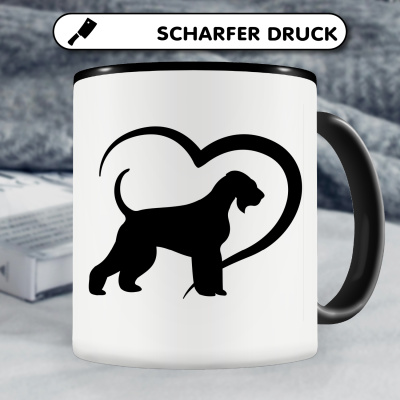 Tasse mit dem Motiv Herz mit Riesenschnauzer - Ansicht 5