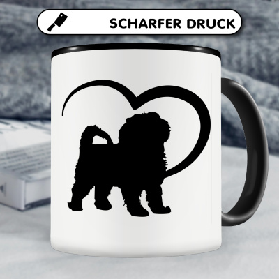 Tasse mit dem Motiv Herz mit Malteser - Ansicht 5