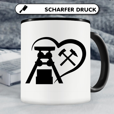 Tasse mit dem Motiv Herz mit Zeche Zollverein - Ansicht 5