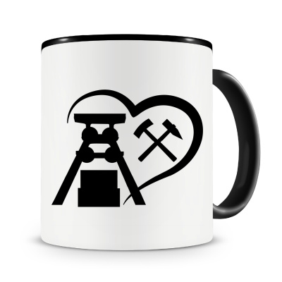 Tasse mit dem Motiv Herz mit Zeche Zollverein