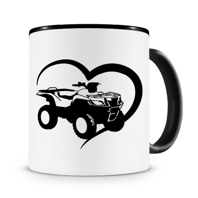 Tasse mit dem Motiv Herz mit ATV