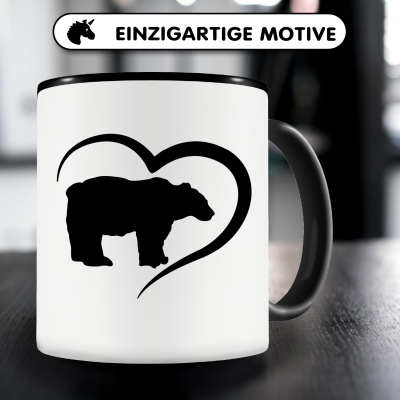 Tasse mit dem Motiv Herz mit Br - Ansicht 3