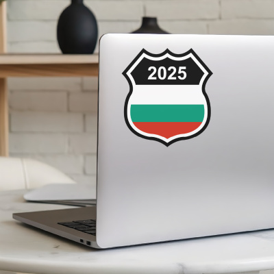 Bulgarien Wappen mit Jahreszahl Autoaufkleber - Ansicht 5