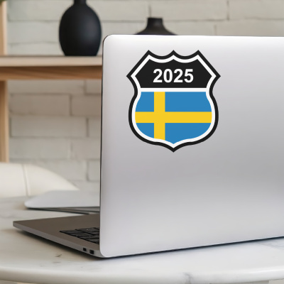 Schweden Wappen mit Jahreszahl Autoaufkleber - Ansicht 5