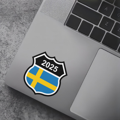 Schweden Wappen mit Jahreszahl Autoaufkleber - Ansicht 7