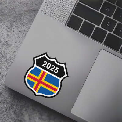 Aland Wappen mit Jahreszahl Autoaufkleber - Ansicht 7