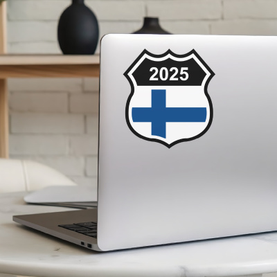 Finnland Wappen mit Jahreszahl Autoaufkleber - Ansicht 5