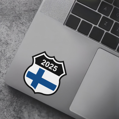 Finnland Wappen mit Jahreszahl Autoaufkleber - Ansicht 7