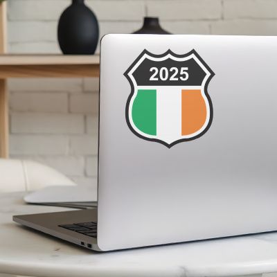 Irland Wappen mit Jahreszahl Autoaufkleber - Ansicht 5