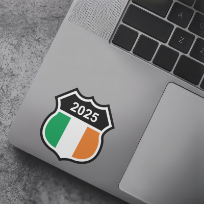 Irland Wappen mit Jahreszahl Autoaufkleber - Ansicht 7