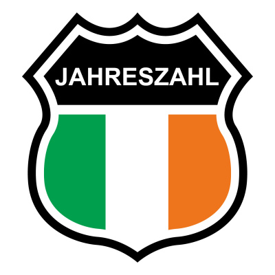 Irland Wappen mit Jahreszahl Autoaufkleber