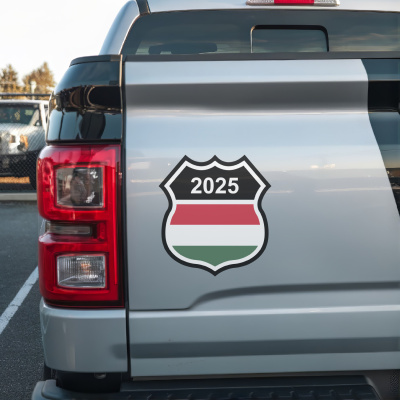 Ungarn Wappen mit Jahreszahl Autoaufkleber - Ansicht 3