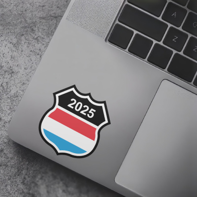 Luxemburg Wappen mit Jahreszahl Autoaufkleber - Ansicht 7