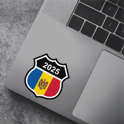Moldau Wappen mit Jahreszahl Autoaufkleber - Ansicht 7