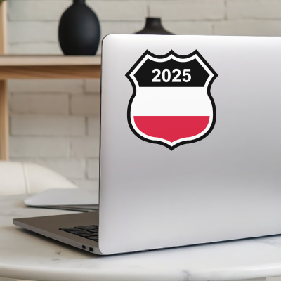 Polen Wappen mit Jahreszahl Autoaufkleber - Ansicht 5