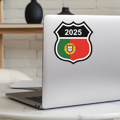 Portugal Wappen mit Jahreszahl Autoaufkleber - Ansicht 5