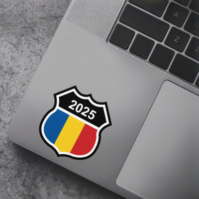 Rumänien Wappen mit Jahreszahl Autoaufkleber - Ansicht 7