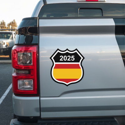 Spanien Wappen mit Jahreszahl Autoaufkleber - Ansicht 3